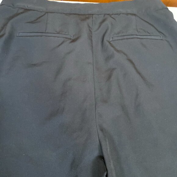 Express Wide Leg Super High Rise 14R Polyester Blend Black Pants - Picture 6 of 8